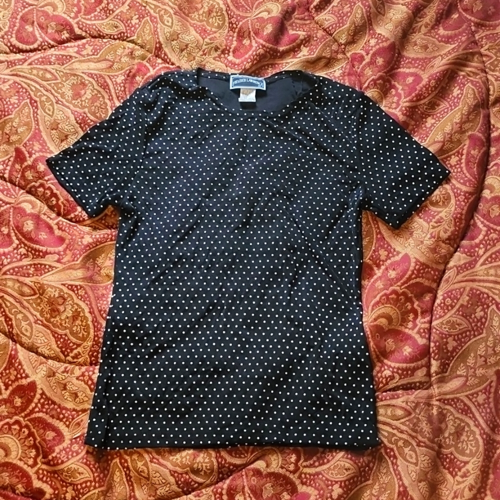 Polka dot top